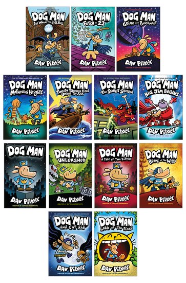 Dog Man 13 Books Collection