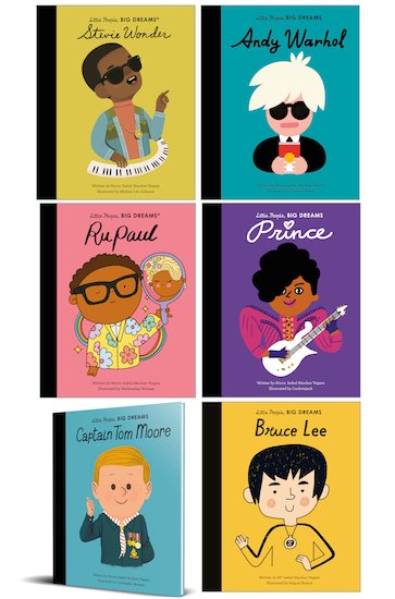 Little People, Big Dreams 6 Books Collection