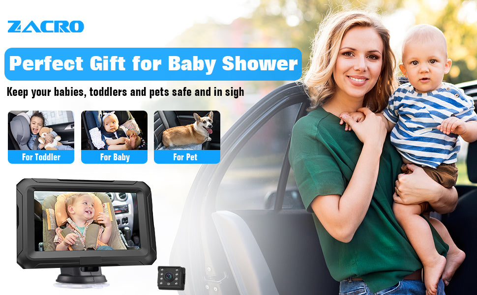 Zacro baby sale car mirror