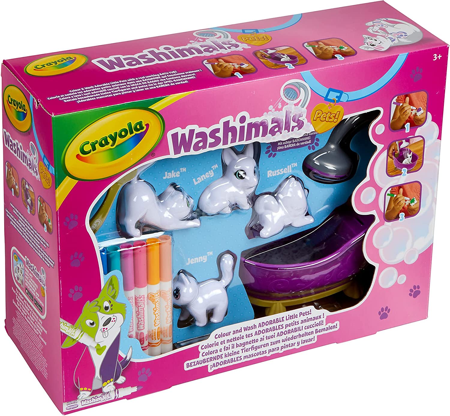 Washimals Colour and Wash Pets Playset